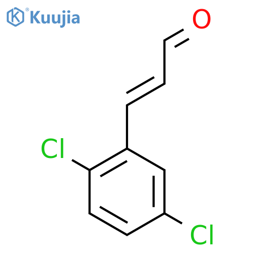 3-(2,5-dichlorophenyl)prop-2-enal structure