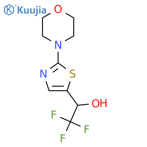 2,2,2-trifluoro-1-2-(morpholin-4-yl)-1,3-thiazol-5-ylethan-1-ol structure