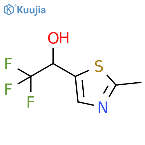 2,2,2-trifluoro-1-(2-methyl-1,3-thiazol-5-yl)ethan-1-ol structure