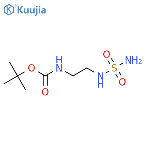 tert-butyl N-[2-(sulfamoylamino)ethyl]carbamate structure