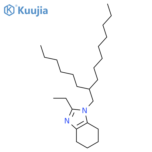 1H-BENZIMIDAZOLE, 2-ETHYL-1-(2-HEXYLDECYL)-4,5,6,7-TETRAHYDRO- structure