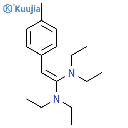 1,1-Ethenediamine, N,N,N',N'-tetraethyl-2-(4-methylphenyl)- structure