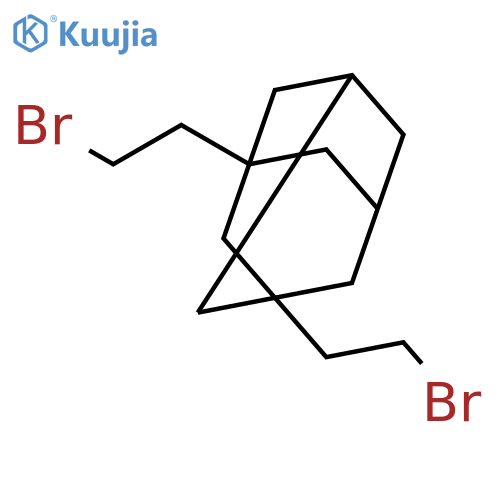 Tricyclo[3.3.1.13,7]decane, 1,3-bis(2-bromoethyl)- structure