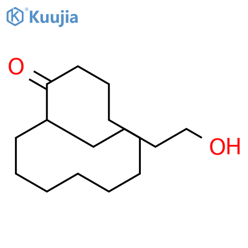 Cyclododecanone, 2-(4-hydroxybutyl)- structure