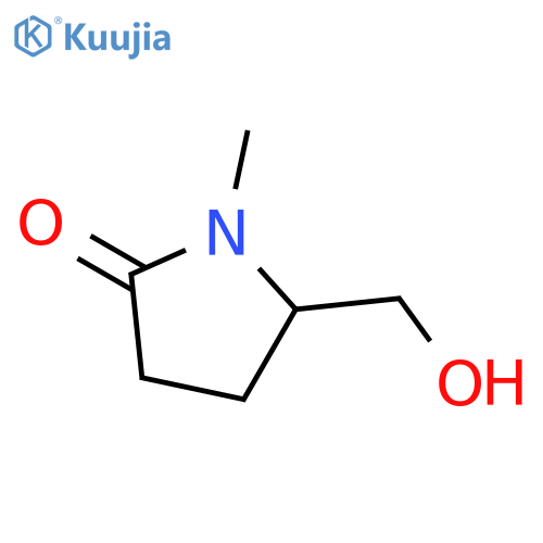 (5S)-5-(hydroxymethyl)-1-methylpyrrolidin-2-one structure