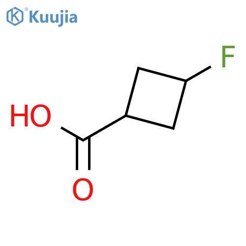 3-fluorocyclobutane-1-carboxylic acid structure