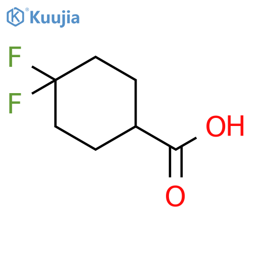 4,4-difluorocyclohexane-1-carboxylic acid structure