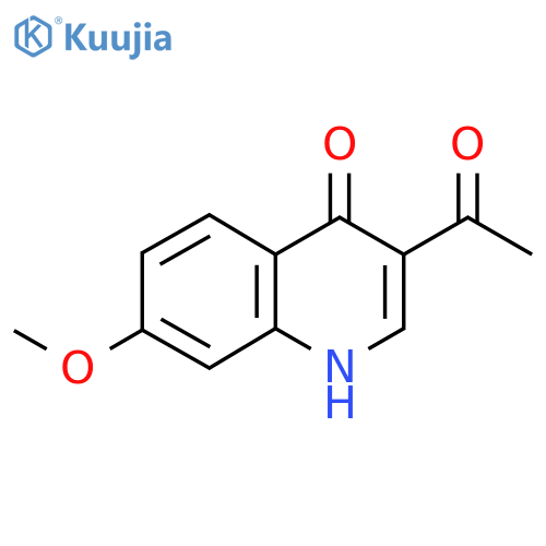 3-Acetyl-7-methoxyquinolin-4(1H)-one structure