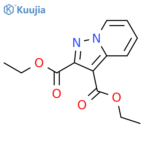 Diethyl pyrazolo1,5-apyridine-2,3-dicarboxylate structure