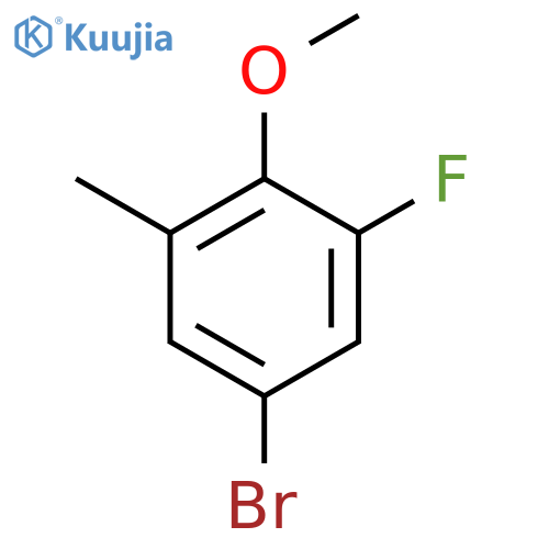 5-Bromo-1-fluoro-2-methoxy-3-methylbenzene structure