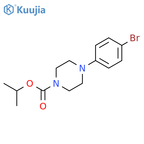 4-(4-Isopropoxycarbonyl)piperazino-1-bromobenzene structure