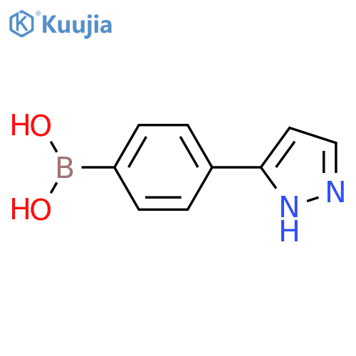 4-(1H-Pyrazol-5-yl)phenylboronic Acid structure