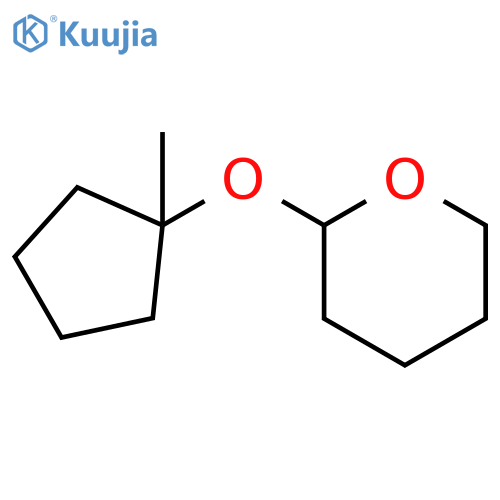 2H-Pyran, tetrahydro-2-[(1-methylcyclopentyl)oxy]- structure