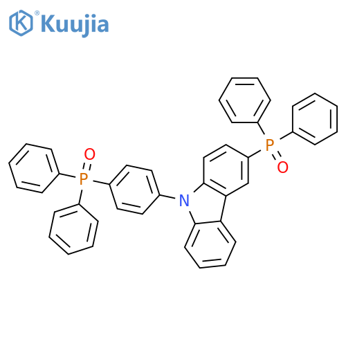 (4-(3-(Diphenylphosphoryl)-9H-carbazol-9-yl)phenyl)diphenylphosphine oxide structure