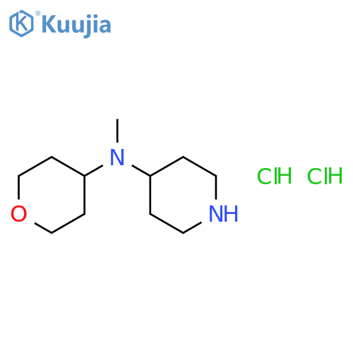Methylpiperidine-4-yl(tetrahydropyran-4-yl)amine dihydrochloride structure