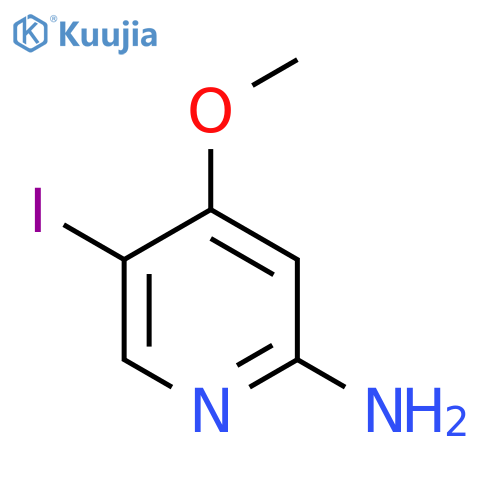5-Iodo-4-methoxy-pyridin-2-ylamine structure
