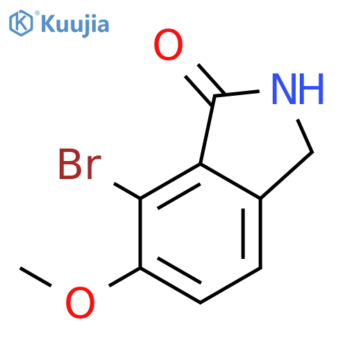 7-Bromo-2,3-dihydro-6-methoxy-1H-isoindol-1-one structure