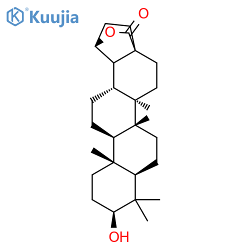 20,29,30-Trinorlupan-28-oicacid, 3,19-dihydroxy-, g-lactone, (3b,19b)- structure