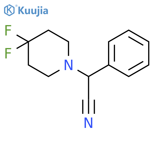 2-(4,4-Difluoropiperidin-1-yl)-2-phenylacetonitrile structure