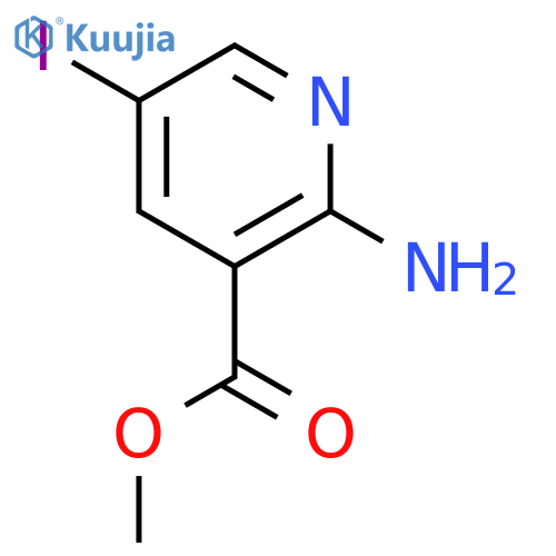 Methyl 2-amino-5-iodonicotinate structure