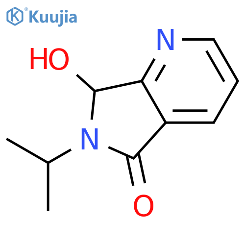6,7-dihydro-7-hydroxy-6-(1-methylethyl)-5H-Pyrrolo[3,4-b]pyridin-5-one structure