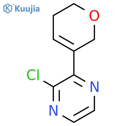 2-Chloro-3-(5,6-dihydro-2H-pyran-3-yl)pyrazine structure