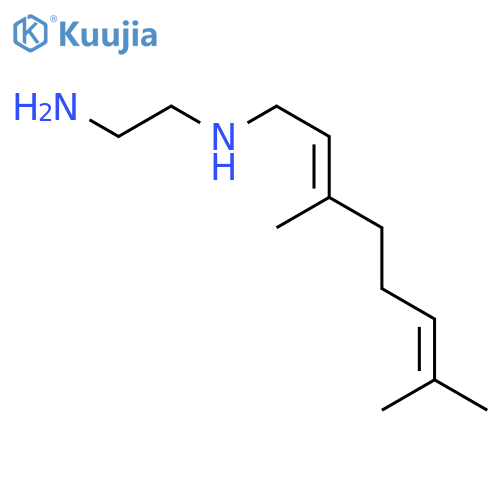 1,2-Ethanediamine, N1-[(2E)-3,7-dimethyl-2,6-octadien-1-yl]- structure