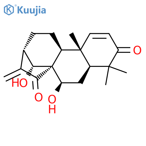 Kaura-1,16-diene-3,15-dione,7,14-dihydroxy-, (7a,14R)- structure
