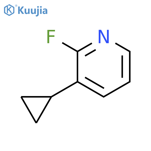 3-Cyclopropyl-2-fluoropyridine structure