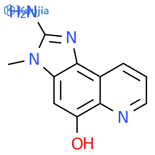 5-Hydroxy-2-amino-3-methylimidazo4,5-fquinoline structure