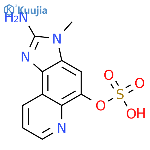 3H-Imidazo[4,5-f]quinolin-5-ol,2-amino-3-methyl-, 5-(hydrogen sulfate) structure