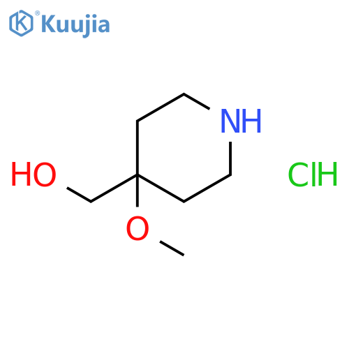 4-Methoxy-4-(hydroxymethyl)-piperidine Hydrochloride structure