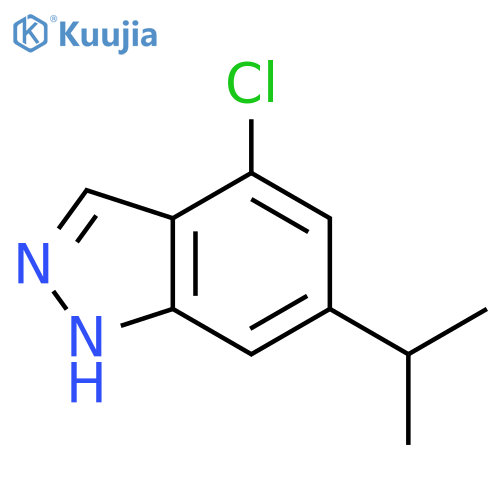 4-Chloro-6-isopropyl (1H)indazole structure