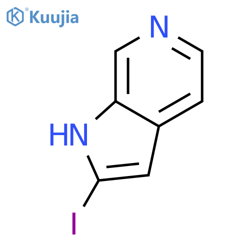 2-iodo-1H-pyrrolo[2,3-c]pyridine structure