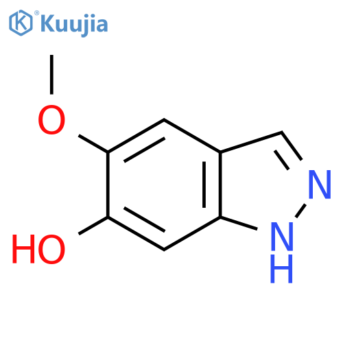 5-Methoxy-1H-indazol-6-OL structure