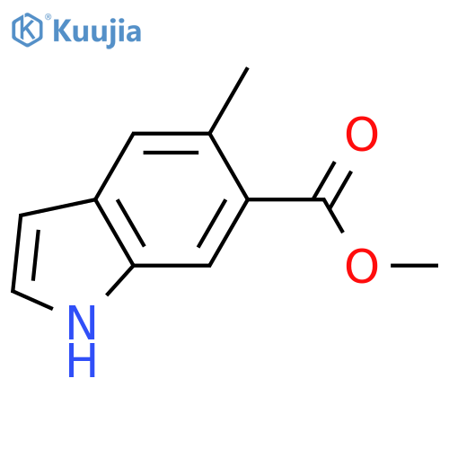 Methyl 5-methyl-1H-indole-6-carboxylate structure