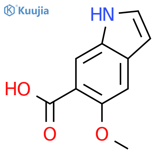 5-methoxy-1h-indole-6-carboxylic Acid structure