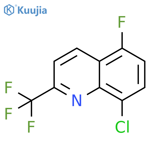 8-Chloro-5-fluoro-2-(trifluoromethyl)quinoline structure