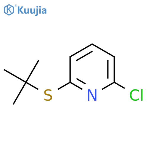2-(Tert-butylthio)-6-chloropyridine structure