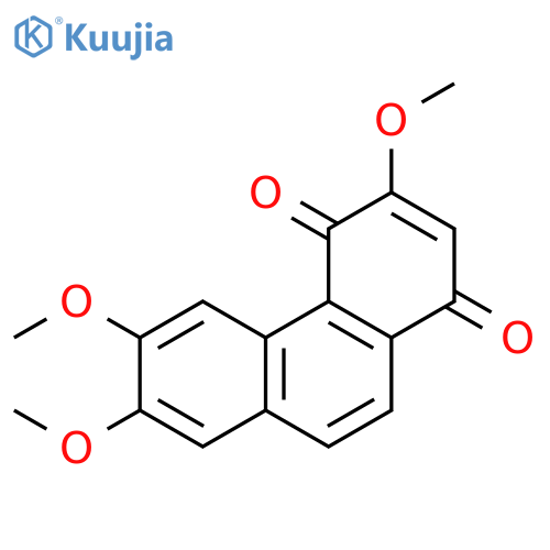 1,4-Phenanthrenedione,3,6,7-trimethoxy- structure