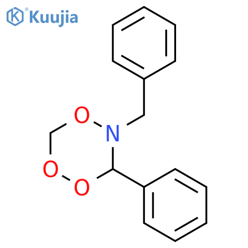 1,2,4,5-Trioxazine, dihydro-6-phenyl-5-(phenylmethyl)- structure