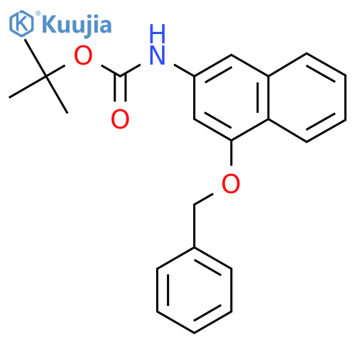 tert-Butyl (4-(benzyloxy)naphthalen-2-yl)carbamate structure