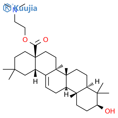 2-Dimethylaminoethyl oleanolate structure