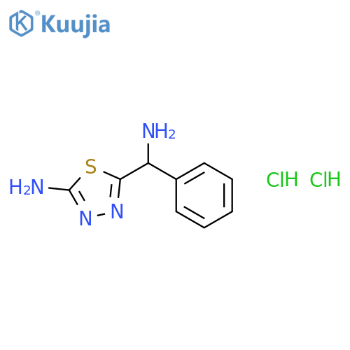 5-Amino(phenyl)methyl-1,3,4-thiadiazol-2-amine structure