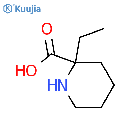 2-Ethylpiperidine-2-carboxylic acid structure