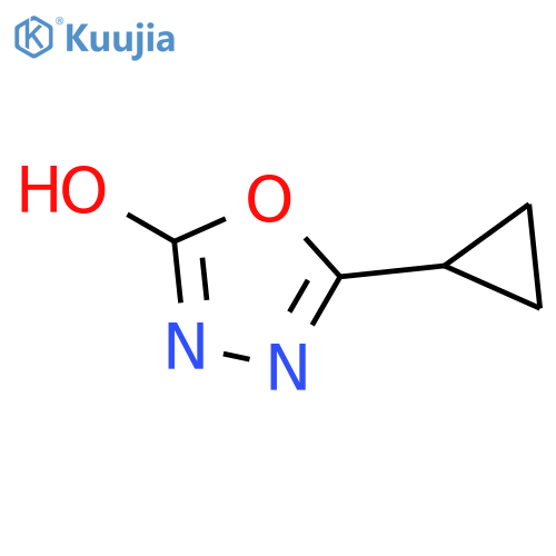 5-Cyclopropyl-1,3,4-oxadiazol-2-ol structure