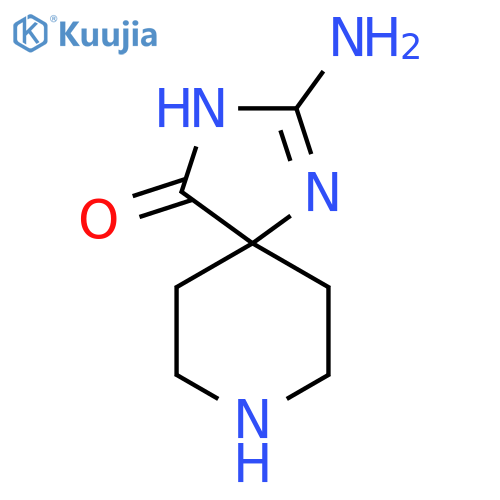 2-Amino-1,3,8-triazaspiro[4.5]dec-1-en-4-one structure