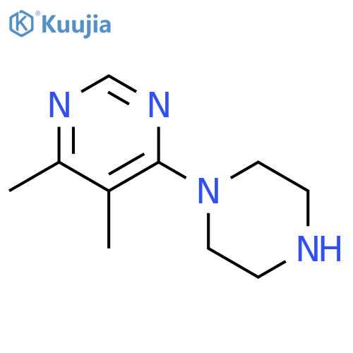 4,5-Dimethyl-6-(piperazin-1-yl)pyrimidine structure