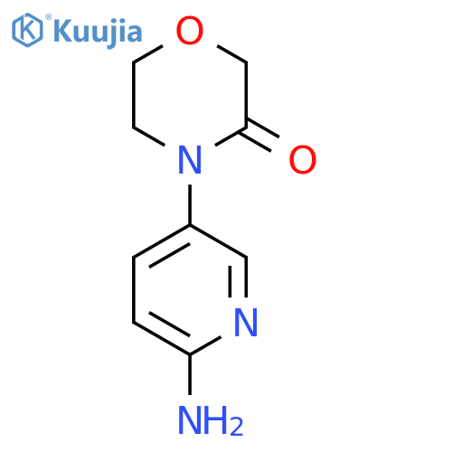 4-(6-Aminopyridin-3-YL)morpholin-3-one structure