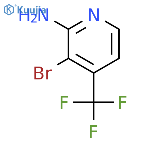 3-Bromo-4-(trifluoromethyl)pyridin-2-amine structure